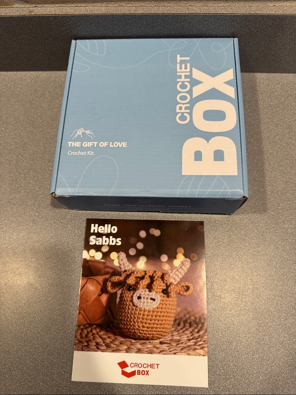 Crochet Box Kit - Highland Cow